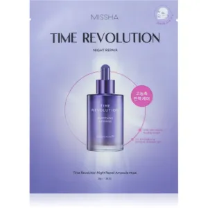 Missha Time Revolution Night Repair Ampoule masque tissu anti-rides 30 g