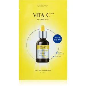 Missha Vita C Plus masque tissu éclat à la vitamine C 27 g