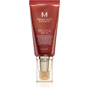 Missha M Perfect Cover BB crème haute protection solaire teinte No. 27 Honey Beige SPF42/PA+++ 50 ml #104691