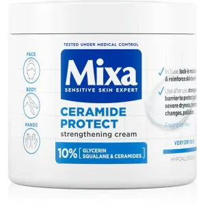 MIXA Ceramide Protect crème pour le corps régénérante pour peaux sensibles 400 ml