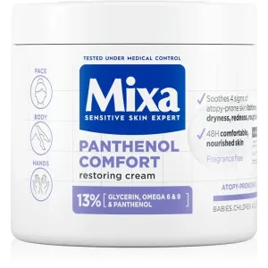 MIXA Panthenol Comfort crème pour le corps régénérante pour peaux sèches à atopiques 400 ml