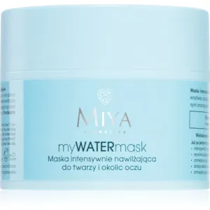 MIYA Cosmetics myWATERmask masque hydratant intense visage et contour des yeux 50 ml