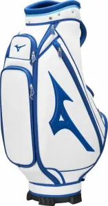 Mizuno Tour Staff Mid Cart Bag White/Blue Sac de golf