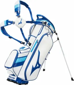 Mizuno Tour Stand Bag White/Blue Sac de golf