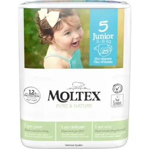 Moltex Pure & Nature Junior Size 5 couches ÉCO à usage unique 11-16 kg 25 pcs