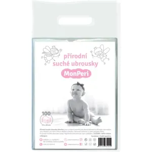 MonPeri Dry Baby Wipes lingettes nettoyantes pour bébé 100 pcs