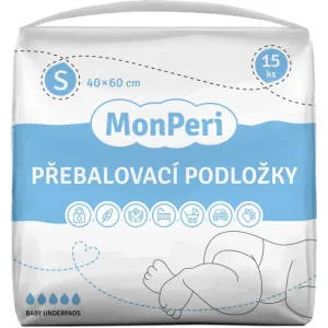 MonPeri Baby Underpads Size S matelas à langer jetables 40x60 cm 15 pcs