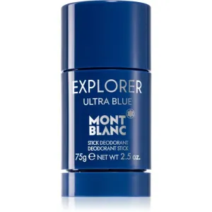 Montblanc Explorer Ultra Blue déodorant stick pour homme 75 ml
