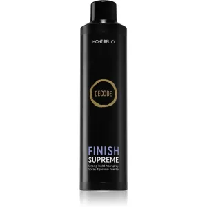 Montibello Decode Finish Supreme Spray laque cheveux extra fort anti-humidité 400 ml