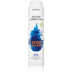 Montibello Colour Correction Stop Orange shampoing pour cheveux blonds et décolorés neutralisant les reflets cuivrés 300 ml