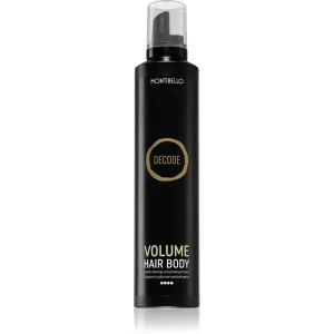Montibello Decode Volume Hair Body mousse coiffante pour un volume extra 300 ml