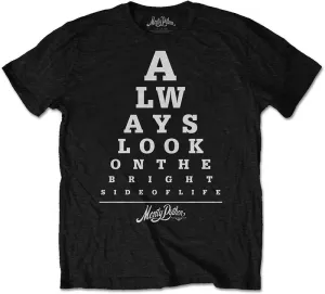 Monty Python T-shirt Unisex Bright Side Eye Test Black L
