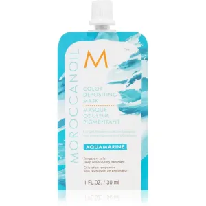 Moroccanoil Color Depositing masque nutritif doux sans pigment coloré permanent Aquamarine 30 ml
