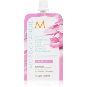 Moroccanoil Color Depositing masque nutritif doux sans pigment coloré permanent Hibiscus 30 ml