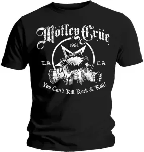 Motley Crue T-shirt Unisex You Can't Kill Rock & Roll Black 2XL