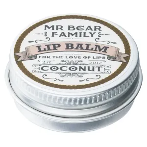 Mr Bear Family Coconut baume à lèvres pour homme 15 ml