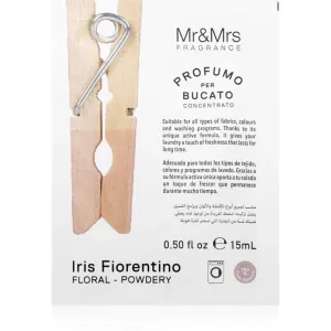 Mr & Mrs Fragrance Laundry Iris Fiorentino Parfum Concentré pour Machine à Laver 15 ml