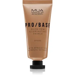 MUA Makeup Academy PRO/BASE Glow Dew base de teint illuminatrice teinte Spark 30 ml
