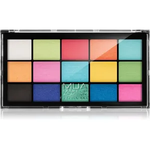 MUA Makeup Academy Professional 15 Shade Palette palette de fards à paupières teinte Colour Burst 12 g
