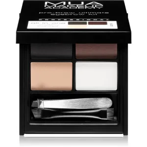 MUA Makeup Academy Pro-Brow palette de fards à sourcils poudrés teinte Dark 5,9 g