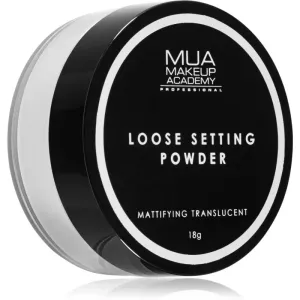 MUA Makeup Academy Matte poudre libre transparente effet mat 16 g