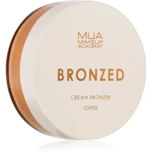 MUA Makeup Academy Bronzed bronzer en crème teinte Toffee 14 g