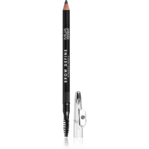 MUA Makeup Academy Brow Define crayon sourcils longue tenue avec brosse teinte Grey 1,2 g