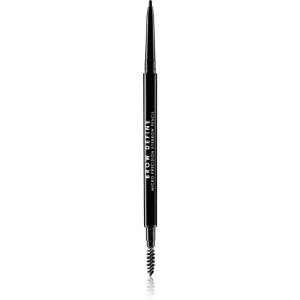 MUA Makeup Academy Brow Define crayon sourcils précision avec brosse teinte Black 0,3 g