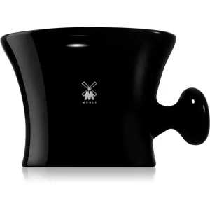 Mühle Accessories Porcelain Bowl for Mixing Shaving Cream coupelle en porcelaine rasage Black 1 pcs