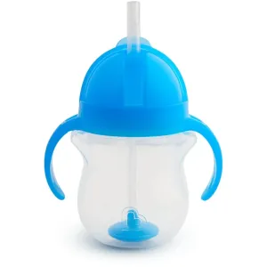 Munchkin Click Lock™ Tip & Sip tasse avec paille Blue 6 m+ 207 ml