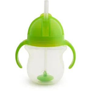 Munchkin Click Lock™ Tip & Sip tasse avec paille Green 6 m+ 207 ml