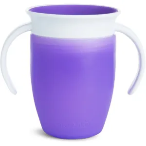 Munchkin Miracle 360° tasse d’apprentissage avec supports Purple 6 m+ 207 ml