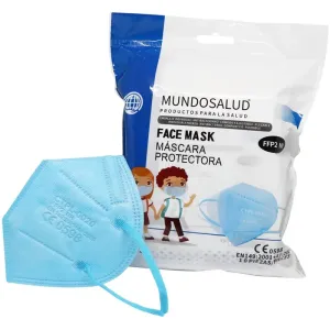 MUNDOSALUD Respirator CTPL-0020, FFP2 NR blue masque à usage unique teinte Light Blue 10 pcs