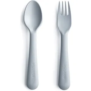 Mushie Fork and Spoon Set couverts Cloud 2 pcs