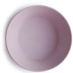 Mushie Round Dinnerware Bowl bol Soft Lilac 2 pcs
