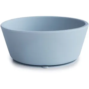Mushie Silicone Suction Bowl bol en silicone avec ventouse Powder Blue 1 pcs