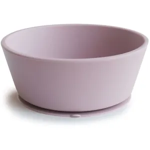 Mushie Silicone Suction Bowl bol en silicone avec ventouse Soft Lilac 1 pcs
