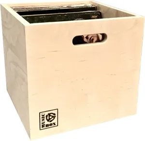 Music Box Designs Birch Plywood LP Storage Box La boîte Boîte pour disques LP