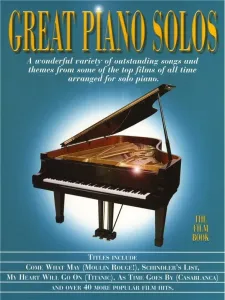 Music Sales Great Piano Solos - The Film Book Partition
