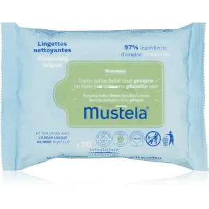 Mustela Bébé Cleansing Wipes lingettes nettoyantes pour enfant 20 pcs