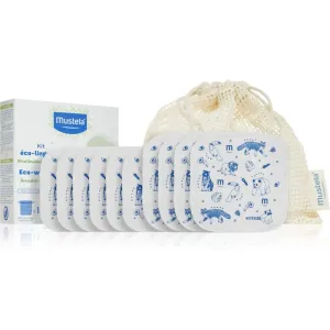 Mustela ECO Reusable & Washable Wipes lingettes nettoyantes pour bébé 10 pcs