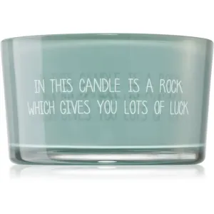 My Flame Candle With Crystal A Rock Which Gives You Lots Of Luck bougie parfumée 11x6 cm