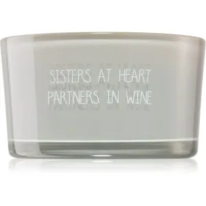 My Flame Candle With Crystal Sisters At Heart, Partners In Wine bougie parfumée 11x6 cm