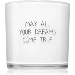 My Flame Fresh Cotton May All Your Dreams Come True bougie parfumée 10x10 cm