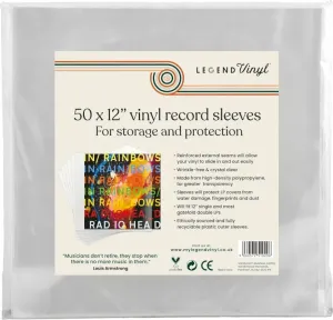 My Legend Vinyl LP Sleeves 50pcs Couvrir Sac/caisse pour disques LP