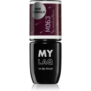 MYLAQ UV Gel Polish vernis à ongles gel teinte My Cranberry Juice 5 ml