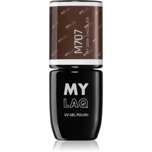 MYLAQ UV Gel Polish vernis à ongles gel teinte My Dark Chocolate 5 ml