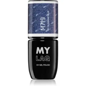 MYLAQ UV Gel Polish vernis à ongles gel teinte My Gleaming Blue 5 ml