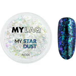 MYLAQ My Star Dust paillettes ongles teinte 01 0,2 g