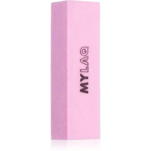 MYLAQ Polish Block bloc polissoir ongles coloration Pink 1 pcs